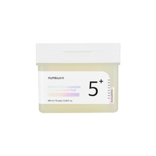 numbuzin No.5+ Vitamin-Niacinamide Concentrated Pad 70P | Korean Skincare | Skin Science Lab