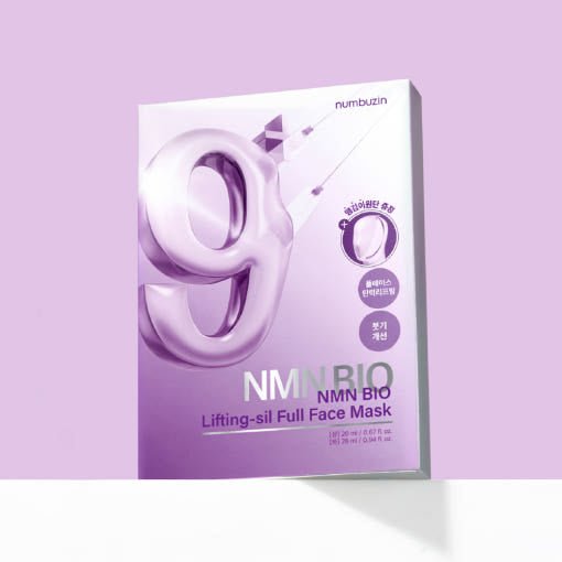 numbuzin No.9 NMN BIO Lifting-sil Full Face Mask 4ea | Korean Skincare | Skin Science Lab