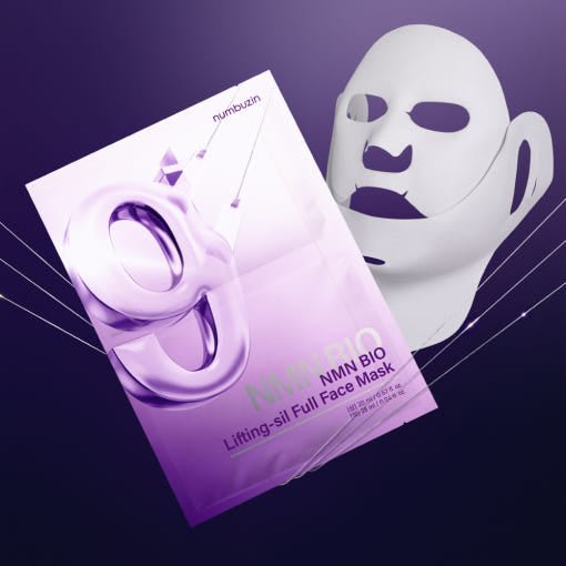 numbuzin No.9 NMN BIO Lifting-sil Full Face Mask 4ea  | Korean Skincare | Skin Science Lab