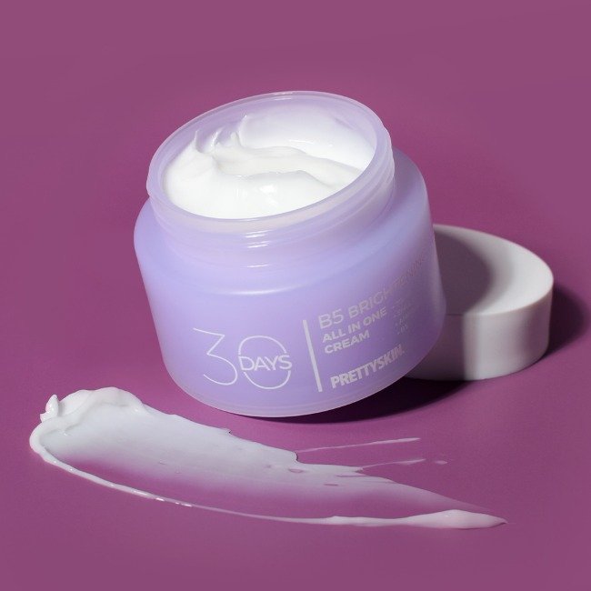 PRETTYSKIN 30 Days All-in-One B5 Brightening Cream 100ml | Korean Skincare | Skin Science Lab