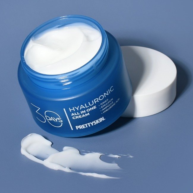 PRETTYSKIN 30 Days All-in-One Hyaluronic Cream 100ml | Korean Skincare | Skin Science Lab