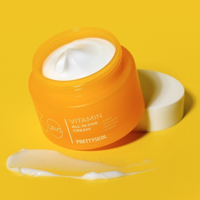 PRETTYSKIN 30 Days All-in-One Vitamin Cream 100ml | Korean Skincare | Skin Science Lab