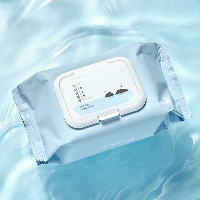 Round Lab 1025 Dokdo Cleansing Tissue 30ea | Korean Skincare | Skin Science Lab