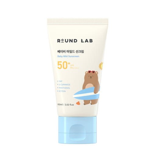Round Lab Baby Mild Sun Cream SPF 50+ PA++++ 60ml | Korean Skincare | Skin Science Lab