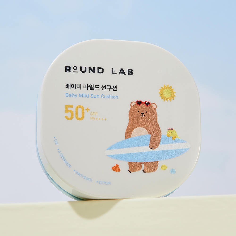 Round Lab Baby Mild Sun Cushion SPF50+ PA++++ 16g | Korean Skincare | Skin Science Lab