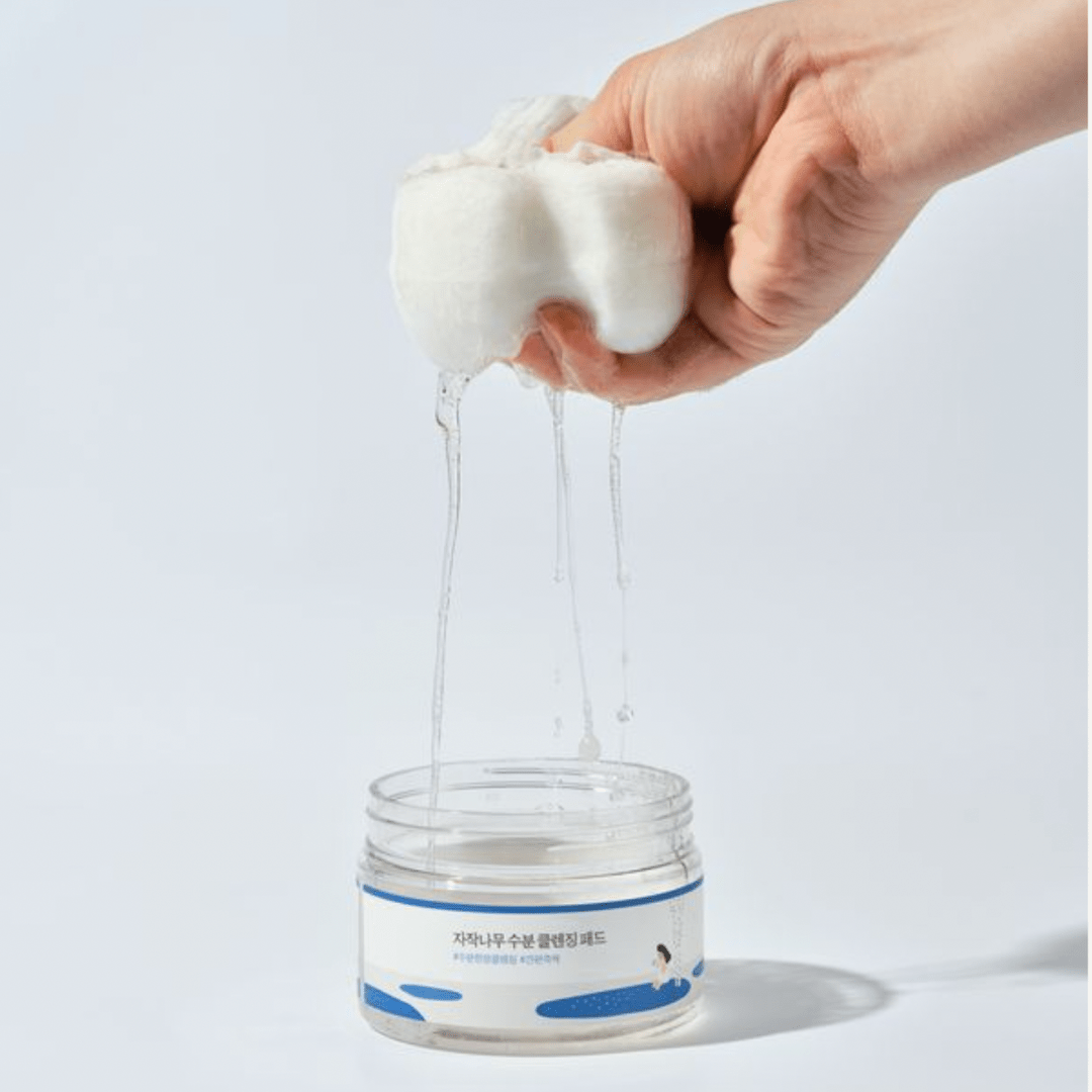 Round Lab Birch Juice Cleansing Pad 60Pads | Korean Skincare | Skin Science Lab