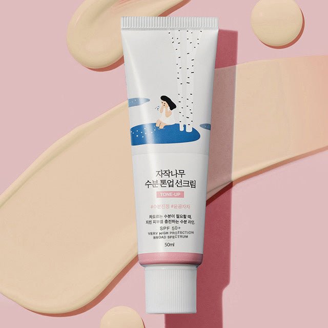 Round Lab Birch Juice Moisturizing Tone Up Sunscreen 50ml (SPF 50+ PA++++) | Korean Skincare | Skin Science Lab