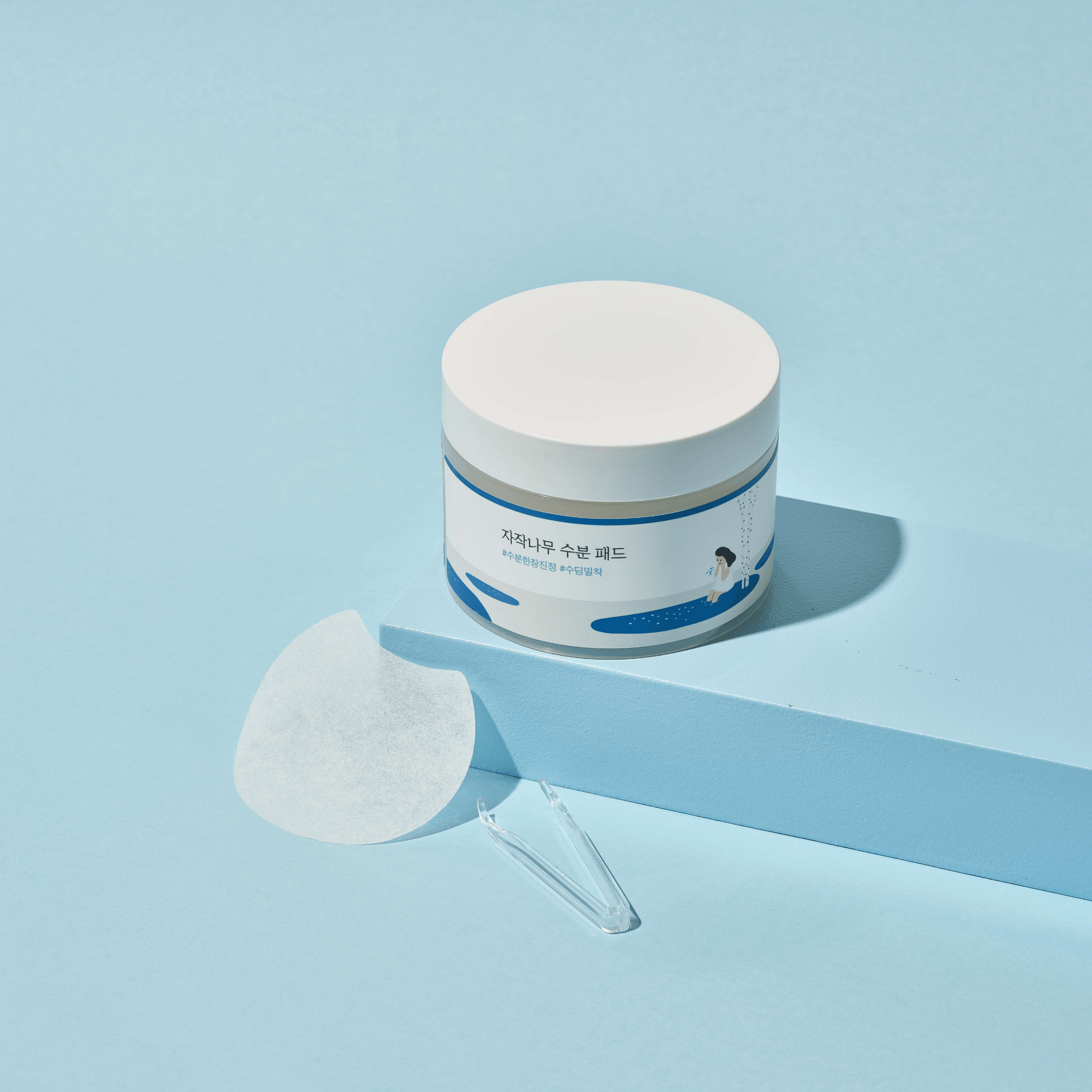 Round Lab Birch Moisturizing Pad 80pc | Korean Skincare | Skin Science Lab