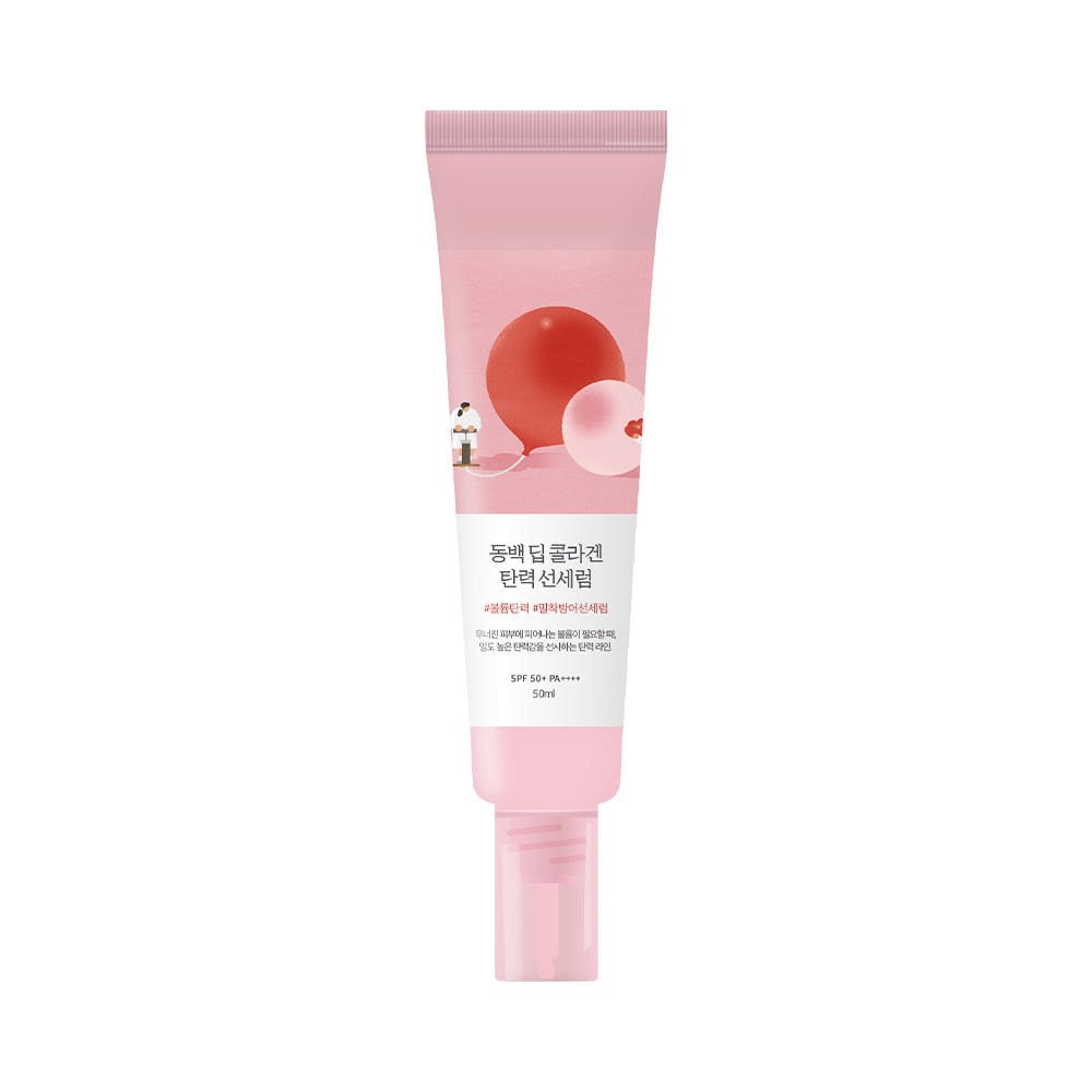 Round Lab Camellia Deep Collagen Firming Sun Serum 50ml (SPF 50+ PA++++) | Korean Skincare | Skin Science Lab