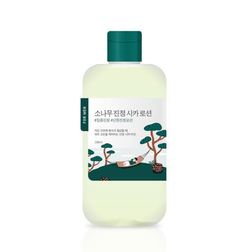 Round Lab For Men Pine Calming Cica Lotion 200ml | Korean Skincare | Skin Science Lab