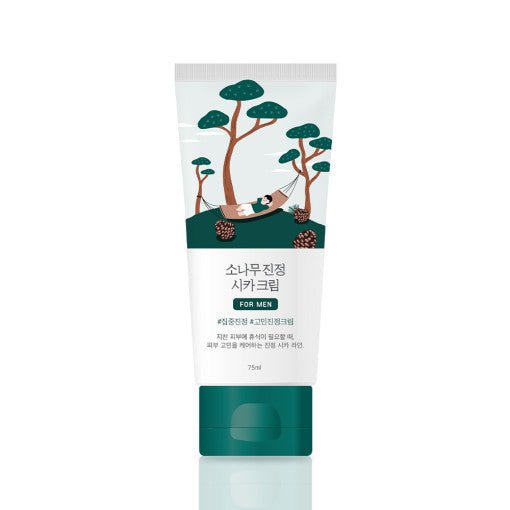Round Lab For Men Pine Soothing Cica Cream 75ml | Korean Skincare | Skin Science Lab