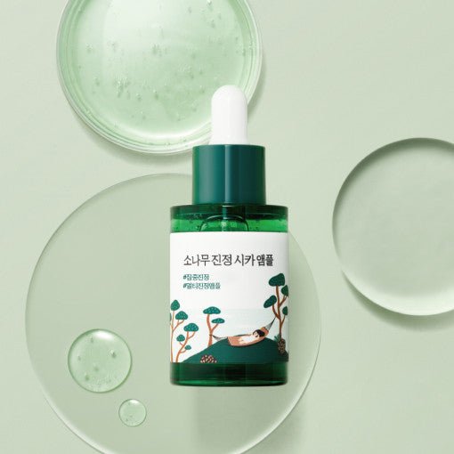 Round Lab Pine Calming Cica Ampoule 30ml | Korean Skincare | Skin Science Lab