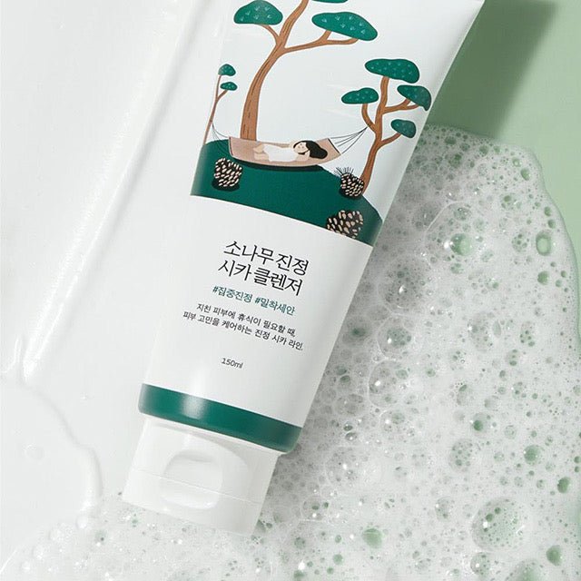 Round Lab Pine Calming Cica Cleanser 150ml | Korean Skincare | Skin Science Lab