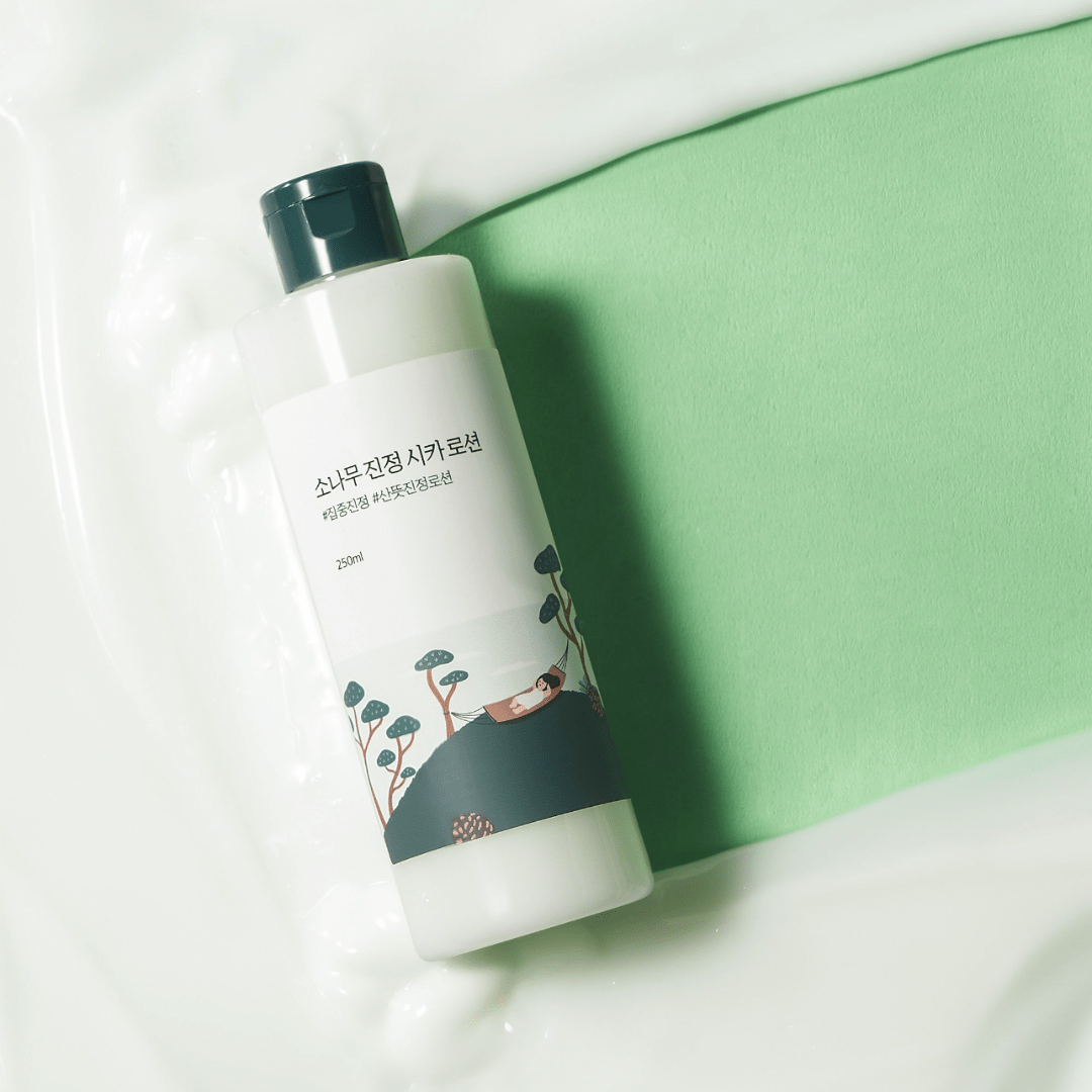 Round Lab Pine Calming Cica Lotion 250ml | Korean Skincare | Skin Science Lab