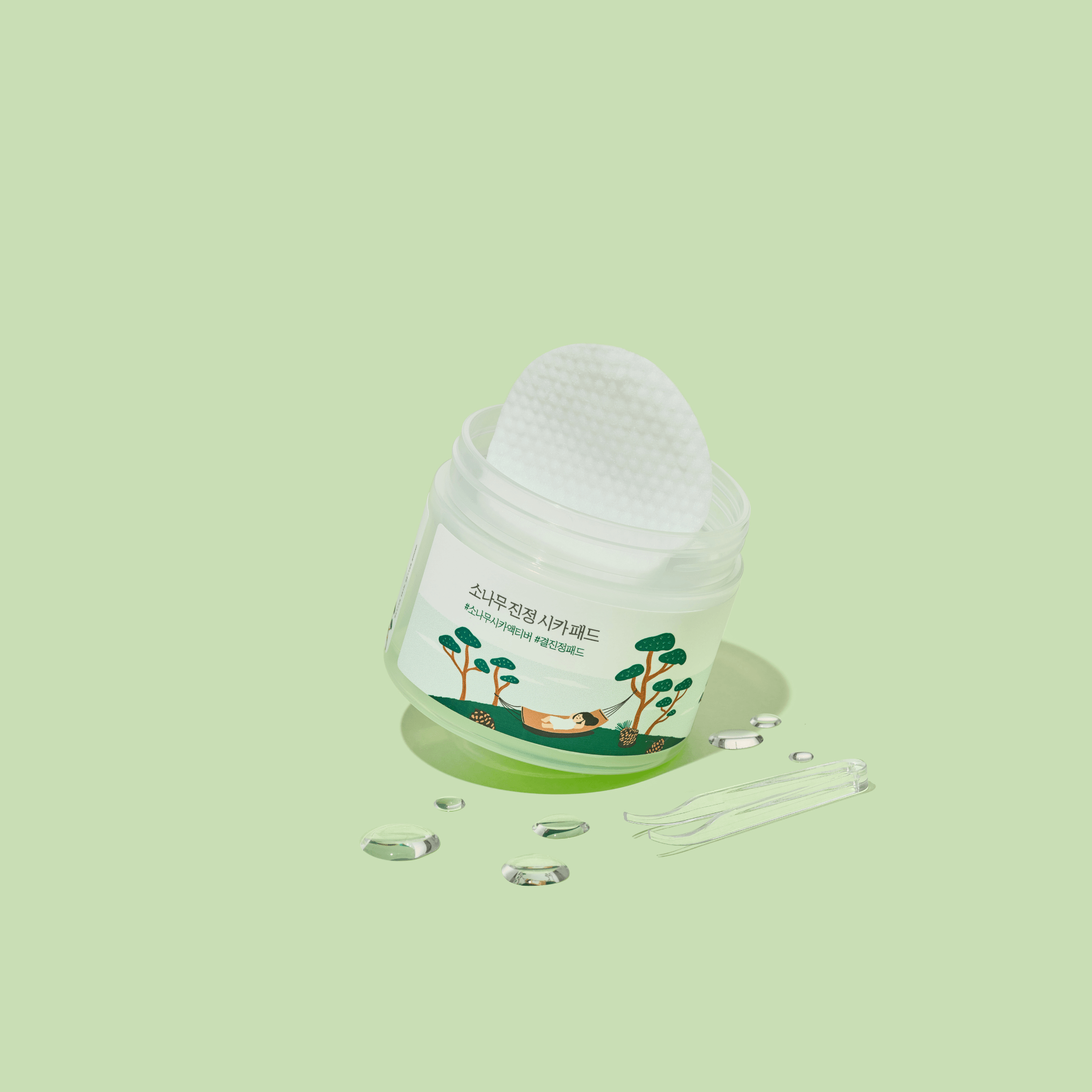 Round Lab Pine Calming Cica Pad 50pcs | Korean Skincare | Skin Science Lab