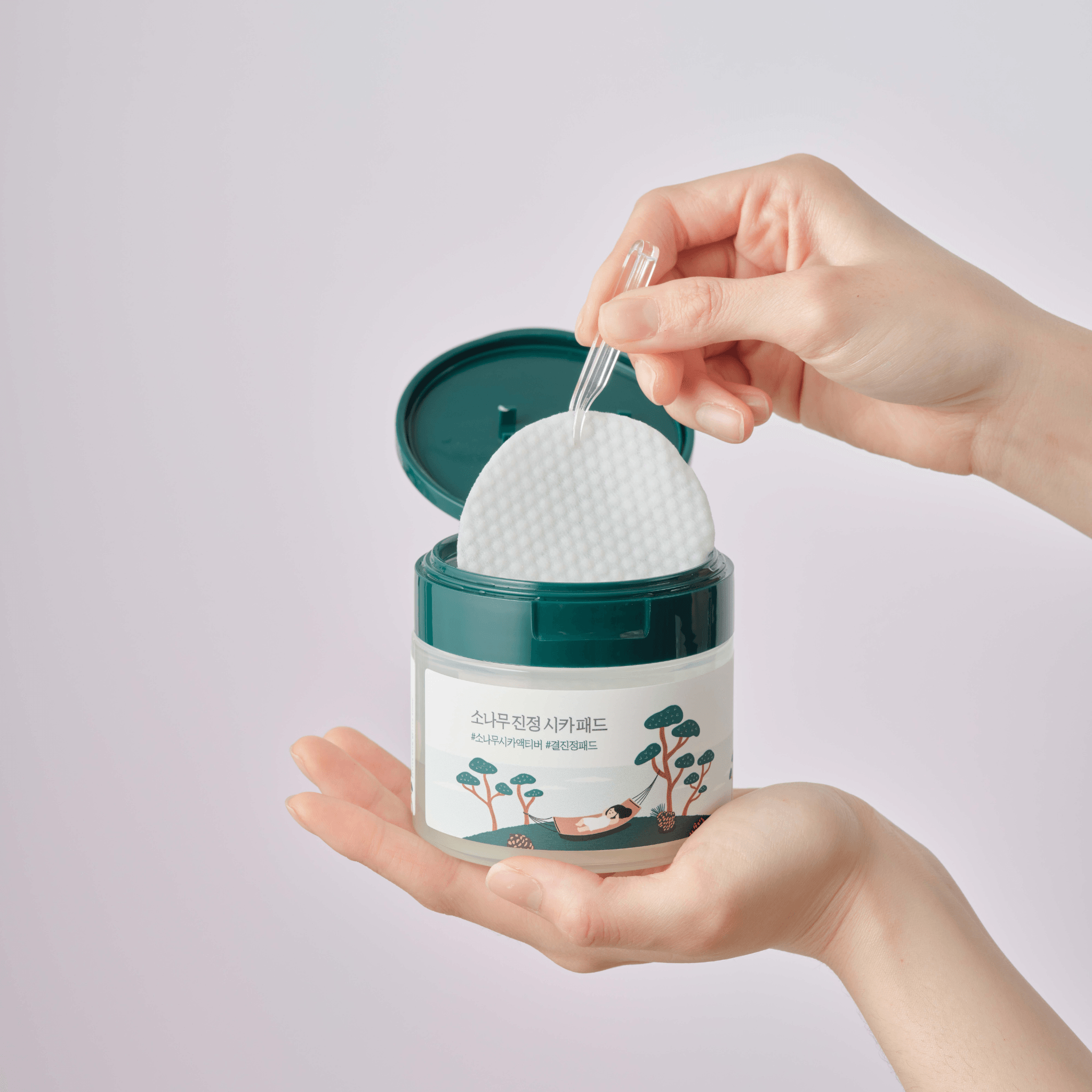 Round Lab Pine Calming Cica Pad 50pcs | Korean Skincare | Skin Science Lab