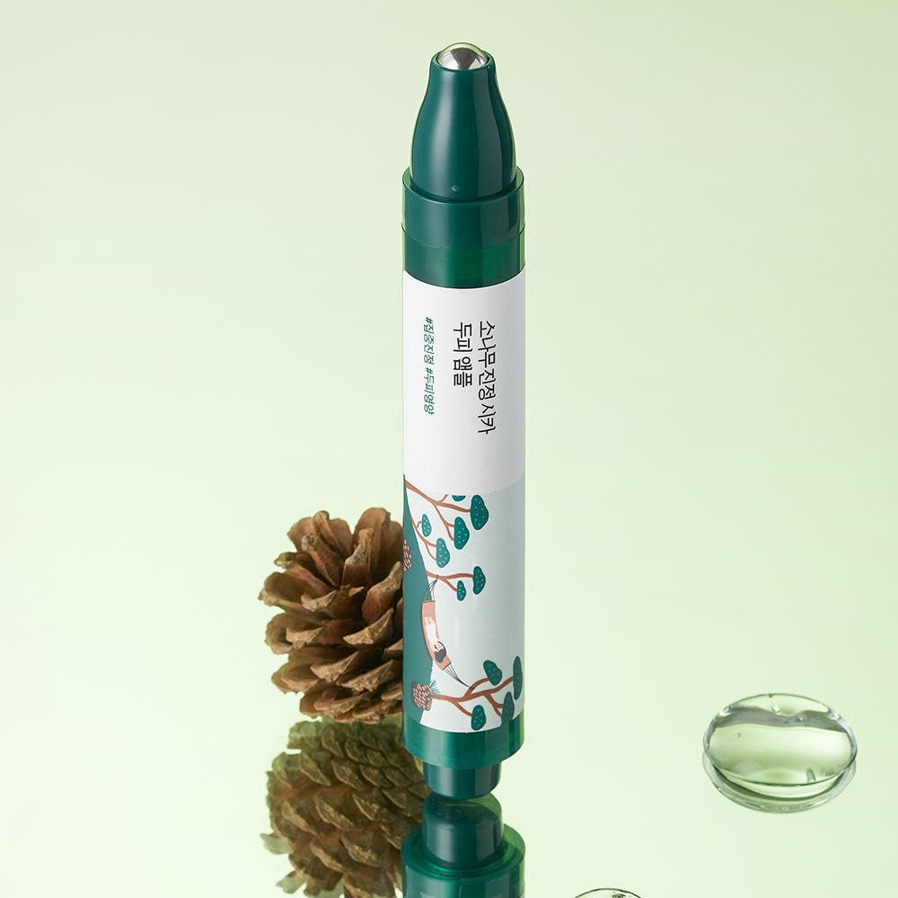Round Lab Pine Calming Cica Scalp Ampoule 15ml | Korean Skincare | Skin Science Lab