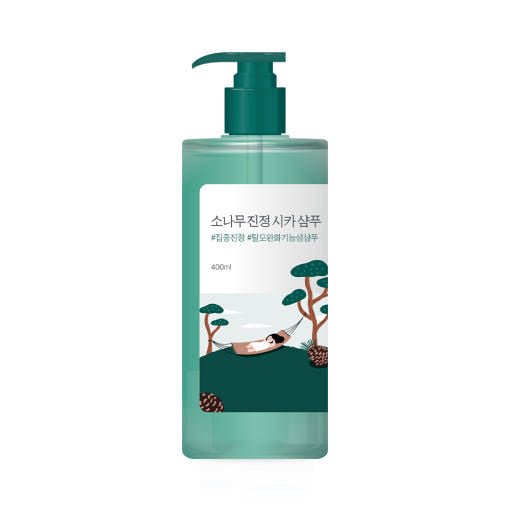 Round Lab Pine Calming Cica Shampoo 400ml | Korean Skincare | Skin Science Lab