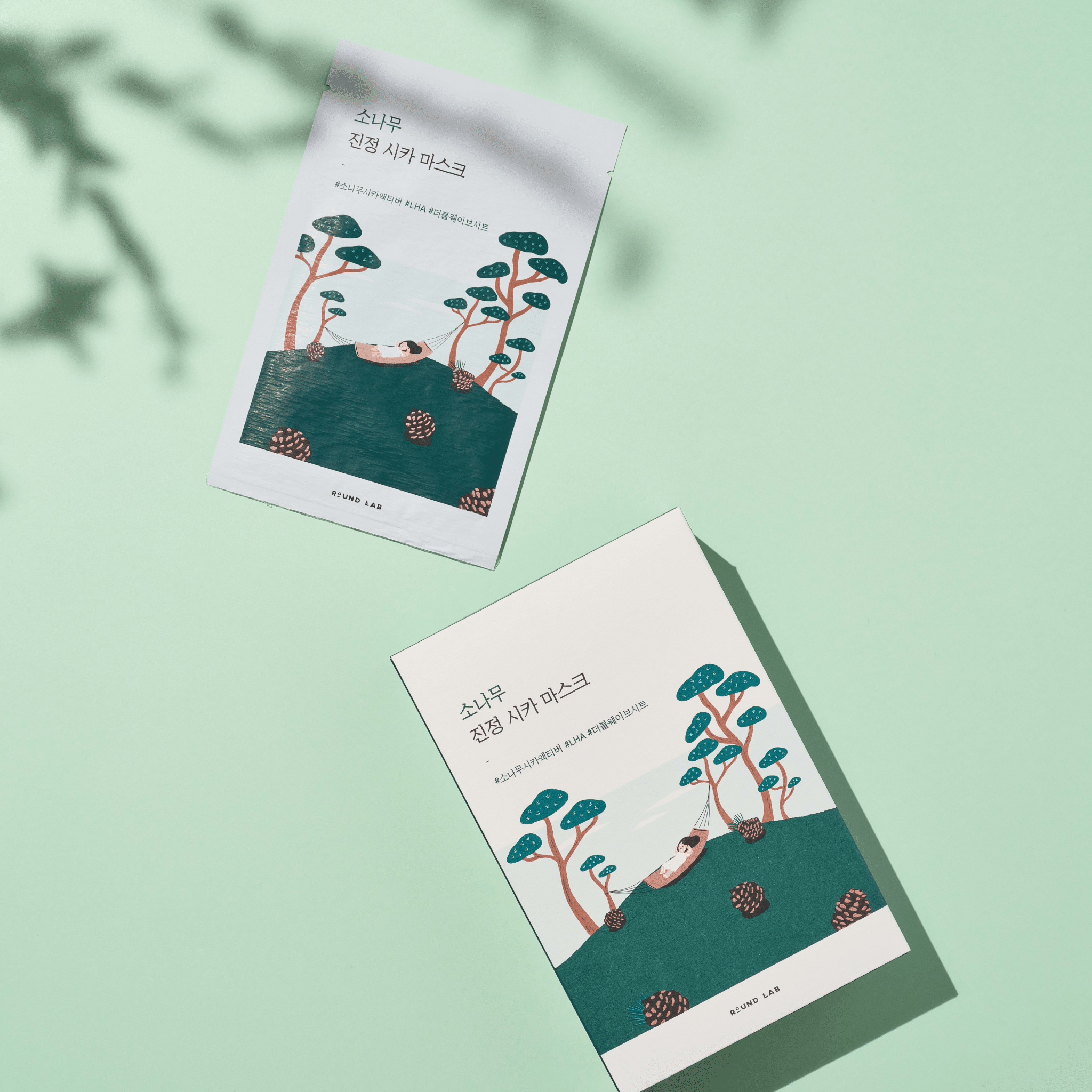 Round Lab Pine Calming Cica Sheet Mask 10pcs | Korean Skincare | Skin Science Lab