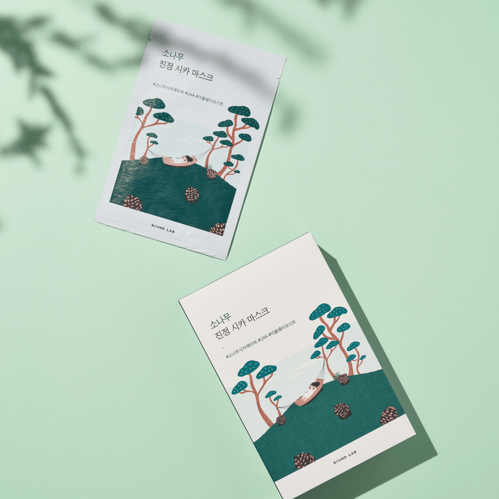 Round Lab Pine Calming Cica Sheet Mask 10pcs | Korean Skincare | Skin Science Lab