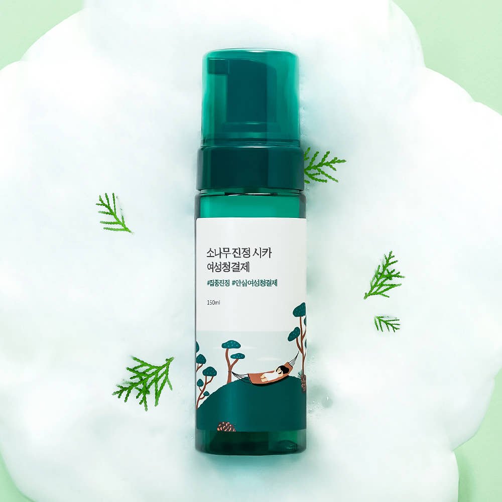 Round Lab Pine Tree Soothing Cica Feminine Cleanser 150ml | Korean Skincare | Skin Science Lab