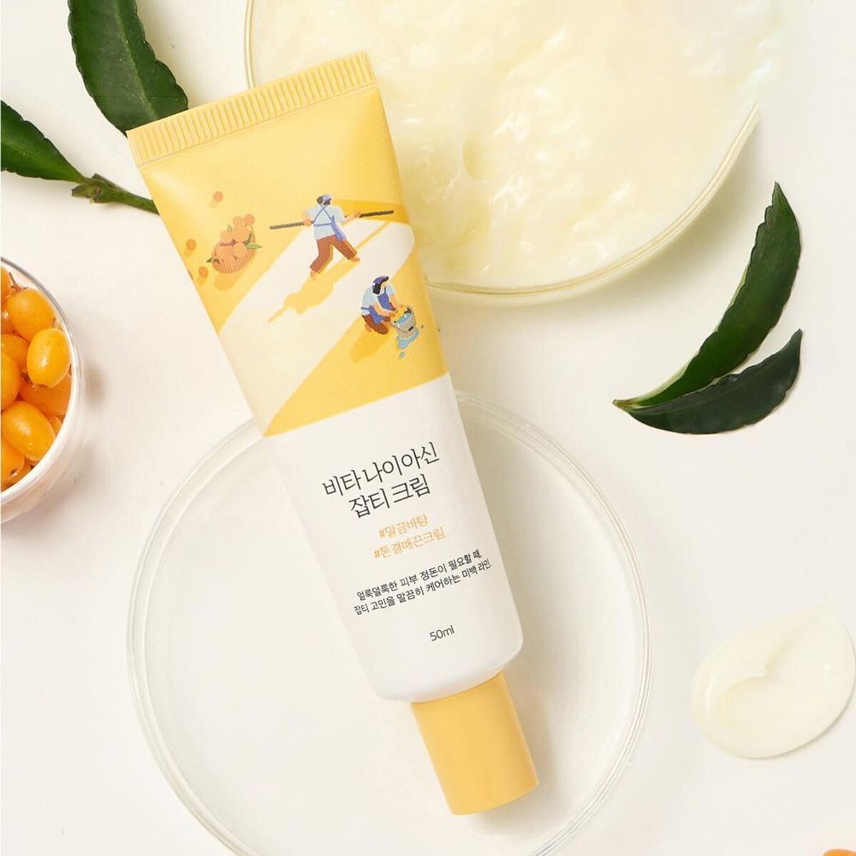 Round Lab Vita Niacin Blemish Cream 50ml | Korean Skincare | Skin Science Lab