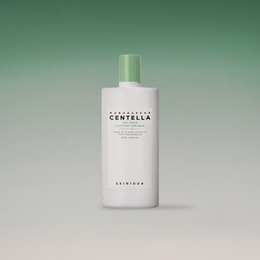SKIN1004 MADAGASCAR CENTELLA TEA-TRICA SOOTHING SUN MILK SPF 50+ PA++++ 50ml | Korean Skincare | Skin Science Lab