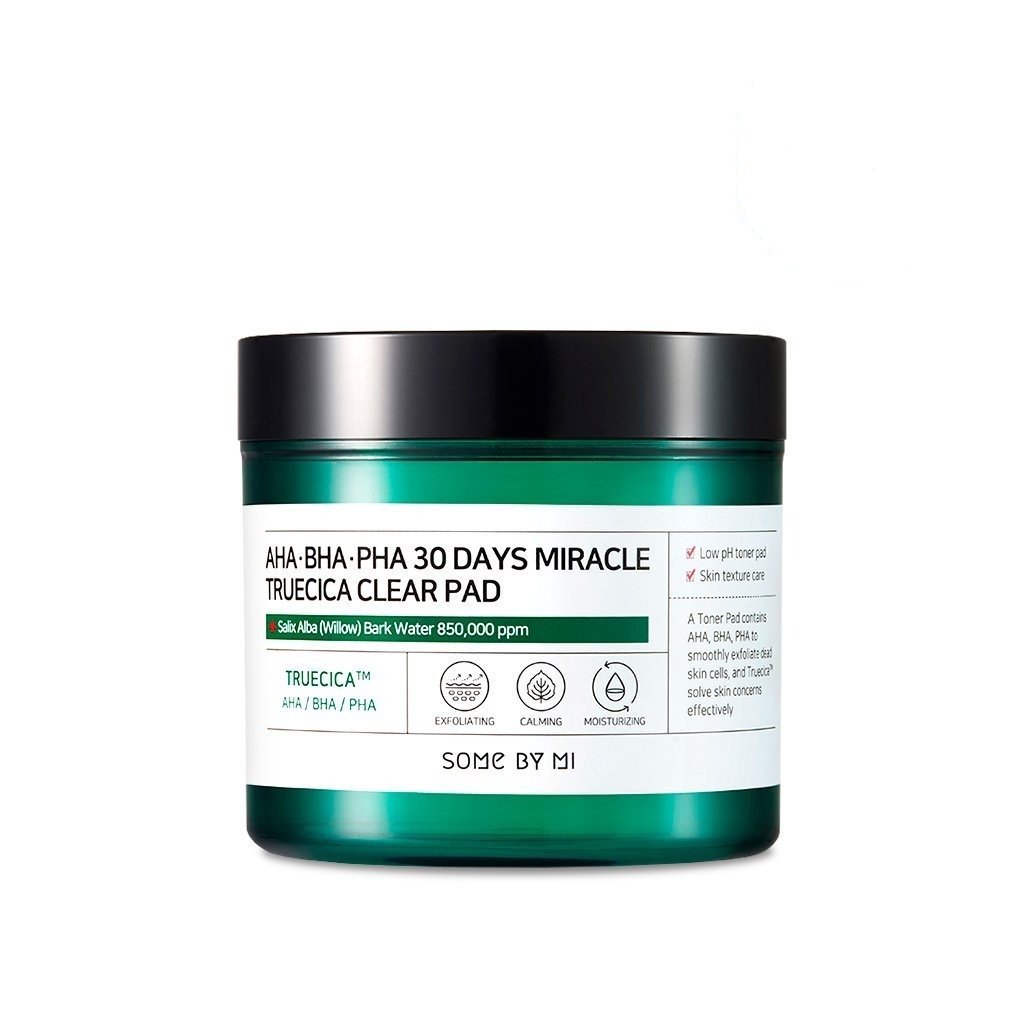 [SOME BY MI] AHA-BHA-PHA 30Days Miracle Truecica Clear Cleansing Pad (70ea/125ml) | Korean Skincare | Skin Science Lab