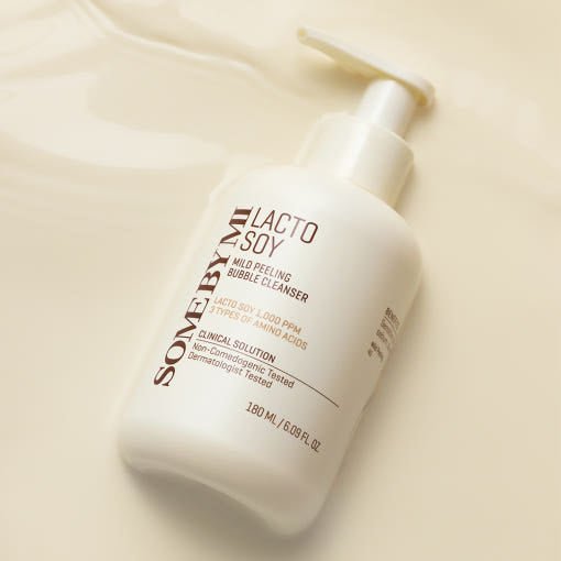 [SOME BY MI] Lacto Soy Mild Peeling Bubble Cleanser 180ml | Korean Skincare | Skin Science Lab