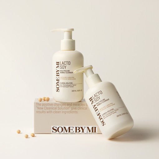 [SOME BY MI] Lacto Soy Mild Peeling Bubble Cleanser 180ml | Korean Skincare | Skin Science Lab