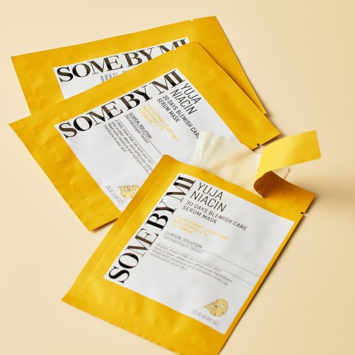 [SOME BY MI] Yuja Niacin Blemish Care Serum Mask 25g*10ea | Korean Skincare | Skin Science Lab
