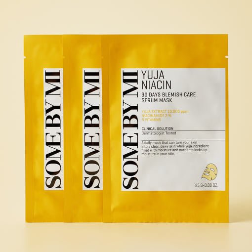 [SOME BY MI] Yuja Niacin Blemish Care Serum Mask 25g*10ea | Korean Skincare | Skin Science Lab