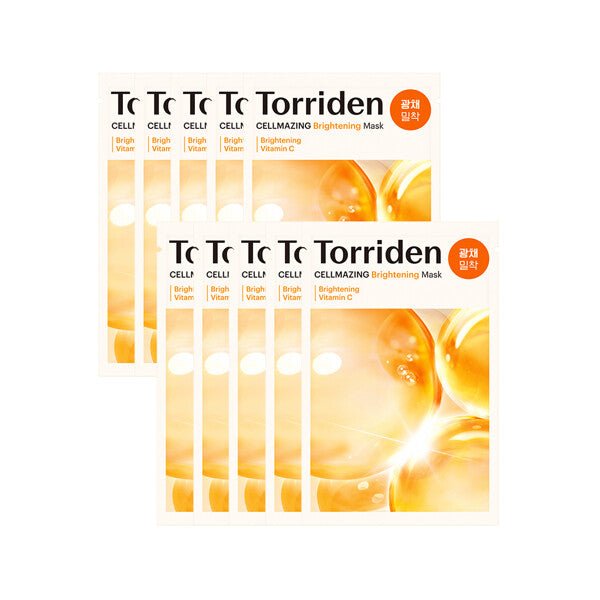 Torriden Cellmazing Vita C Brightening Mask Sheet 26ml X 10ea | Korean Skincare | Skin Science Lab
