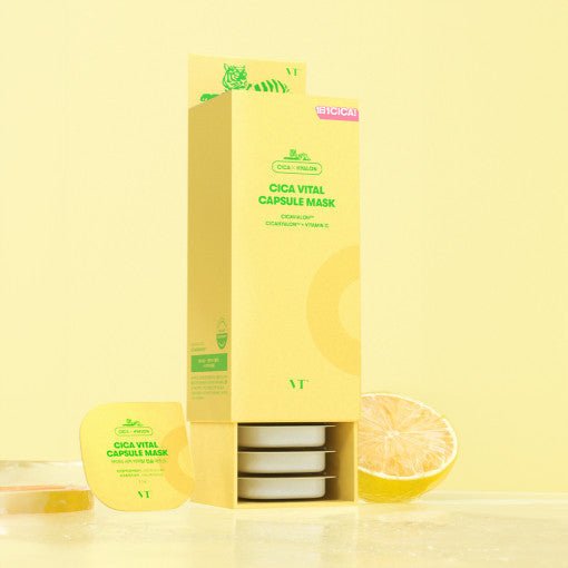 VT Cica Vital Capsule Mask Set (7.5g x 10EA) | Korean Skincare | Skin Science Lab