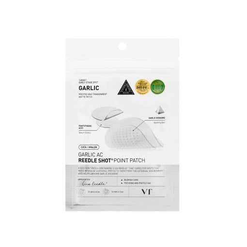 VT Garlic AC Reedle Shot Point Patch 9ea | Korean Skincare | Skin Science Lab