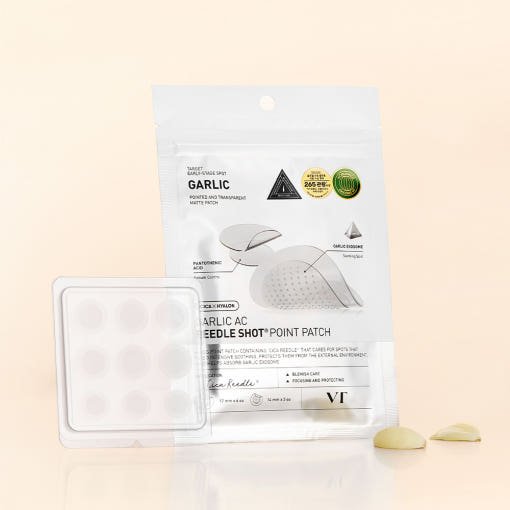 VT Garlic AC Reedle Shot Point Patch 9ea | Korean Skincare | Skin Science Lab
