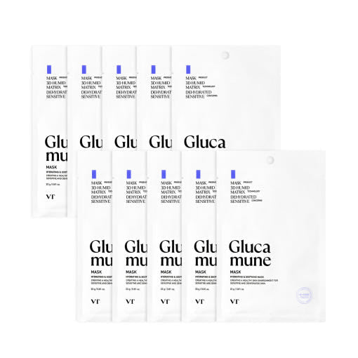 VT Glucamune Mask 23g X 10ea | Korean Skincare | Skin Science Lab